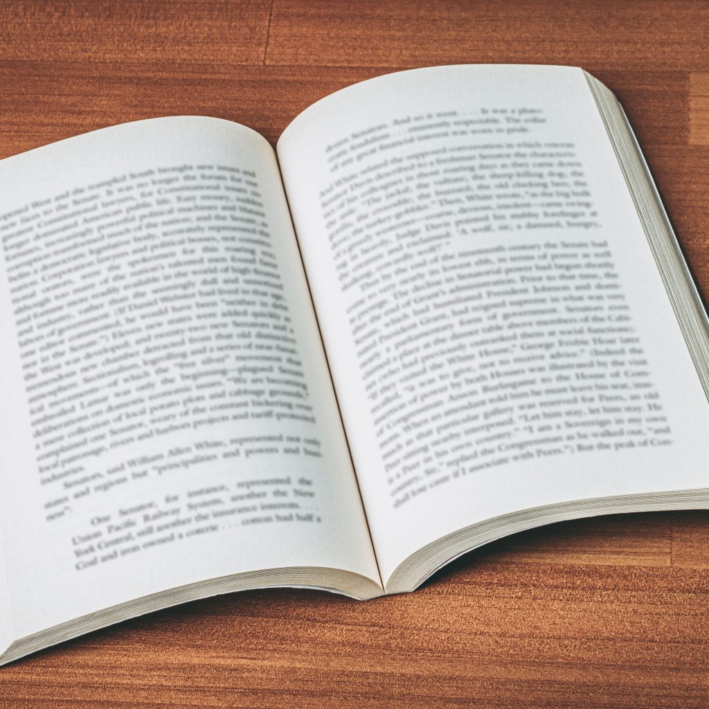 el margen adecuado en los libros